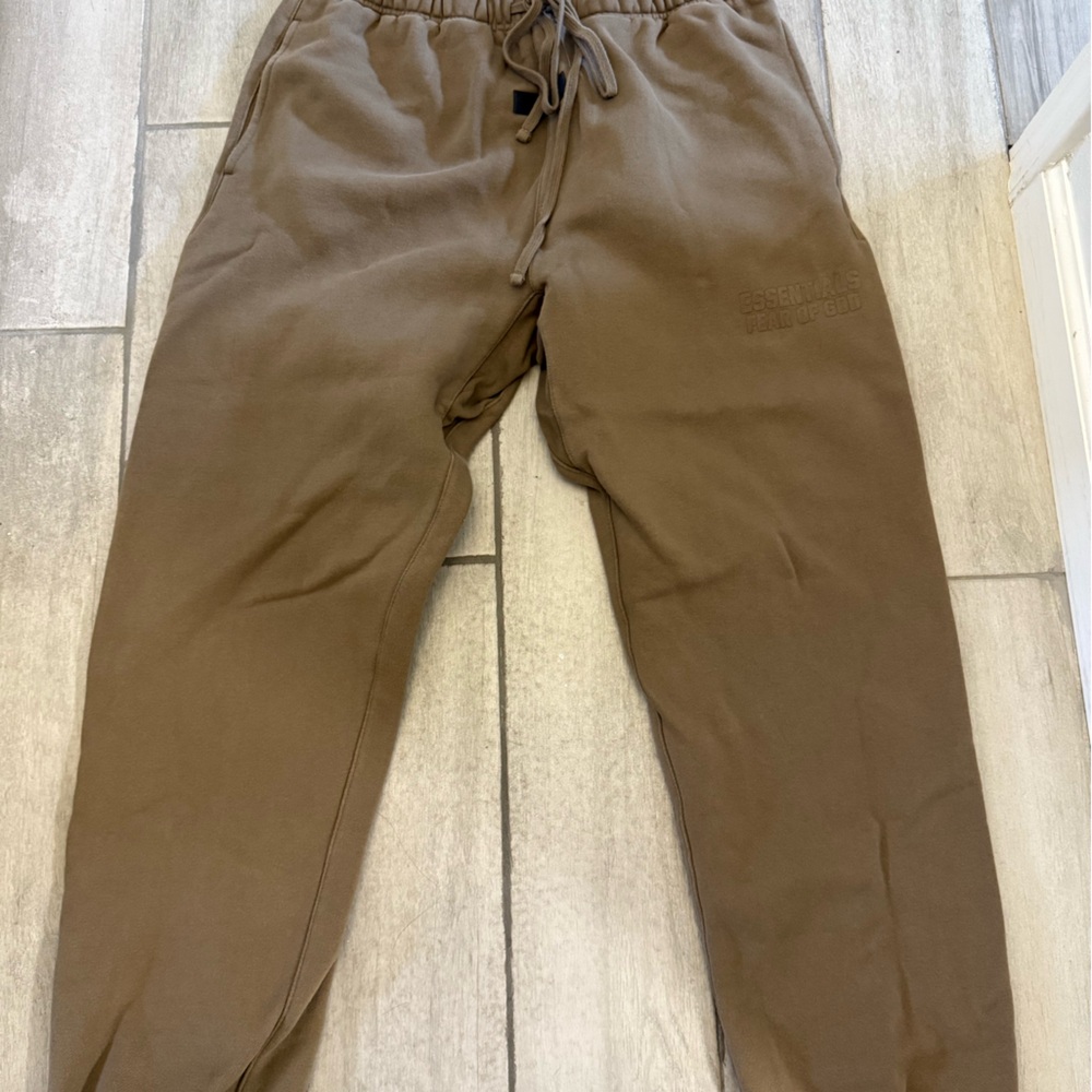 Essentials Tan Jogger Pants